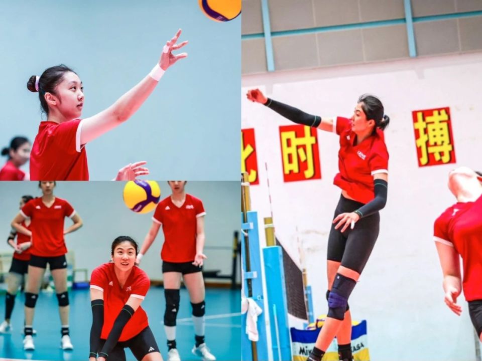 中国女排的, 起跳后的挥, 流上场